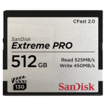 SANDISK 512GB EXTREME PRO CFAST 2.0 MEMORY CARD (525MB/SEC)