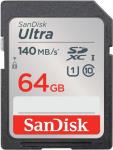 SANDISK SDXC CARD ULTRA 64GB (Class 10/UHS-I/140MB/s)