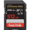 SANDISK SDXC EXTREME PRO 512GB (R200MB/s), + 2 years RescuePRO Deluxe