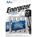 ENERGIZER ULTIMATE LITHIUM AA BATTERIES L91 1.5V PACK OF 4