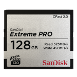 SANDISK 128GB EXTREME PRO CFAST 2.0 MEMORY CARD (525MB/SEC)
