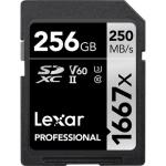 LEXAR 256GB 1667x UHS-II SDXC MEMORY CARD