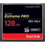 SANDISK EXTREME PRO 128GB COMPACT FLASH 160MB/S