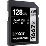 LEXAR 128GB 1667x UHS-II SDXC MEMORY CARD