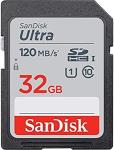 SANDISK SDHC CARD ULTRA 32GB (Class 10/UHS-I/120MB/s)