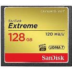 SANDISK EXTREME 128GB COMPACT FLASH CARD 120MB/SEC