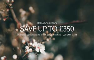 SIGMA SPRING CASHBACK - CLICK HERE TO CLAIM